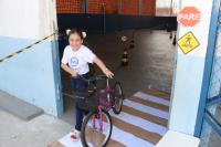 Alunos da Ressacada aprendem sobre trnsito e sustentabilidade com projeto de bicicleta