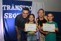 Projeto Trnsito Seguro certifica alunos da Escola Joo Duarte 
