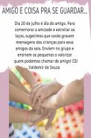 Professores de CEI do bairro Cordeiros promovem ao para o Dia do Amigo