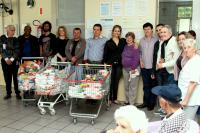 Asilo Dom Bosco recebe alimentos arrecadados no Festival de Msica
