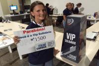 Vip Solidrio atinge 1500 credenciamentos