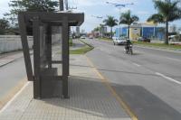Avenida Adolfo Konder recebe pontos de nibus ecolgicos
