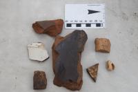 Relquias arqueolgicas so encontradas durante escavaes no Museu Histrico