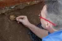 Relquias arqueolgicas so encontradas durante escavaes no Museu Histrico