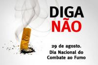 Ao social na segunda-feira marca o Dia Nacional de Combate ao Fumo