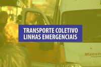 Lista completa das linhas emergenciais do transporte coletivo