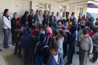 Secretaria Itinerante visita escolas do bairro So Vicente