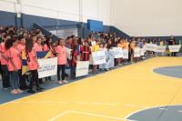 Abertura dos Jogos da Rede Municipal de Ensino de Itaja rene 500 alunos