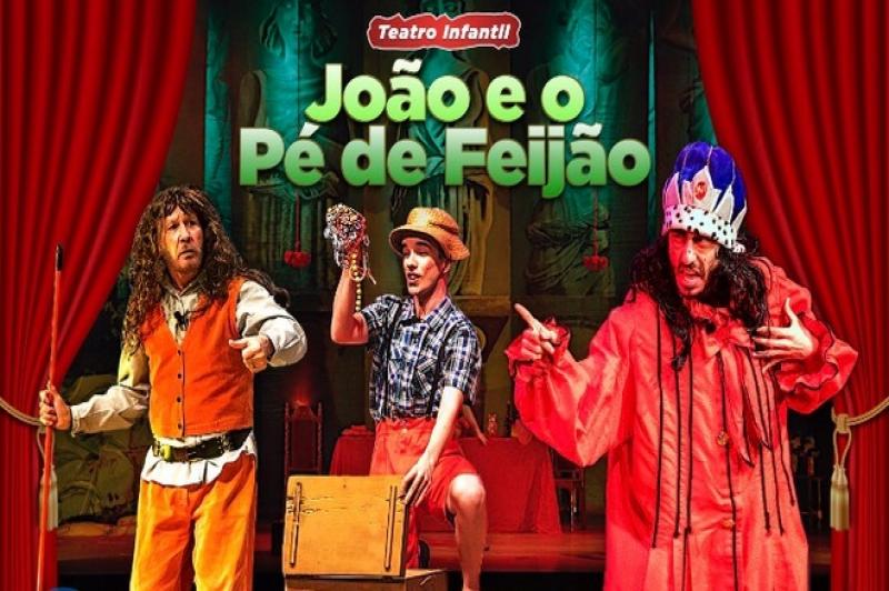 Domingo (19) tem espetáculo João e o Pé de Feijão no Teatro Municipal