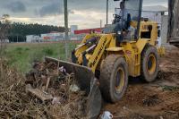 Mais de oito mil toneladas de entulhos so recolhidas pelo Mutiro de limpeza em Itaja