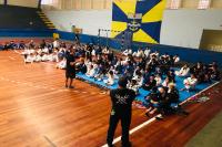 Festival de jiu-jtsu incentiva crianas e adolescentes a prticas esportivas