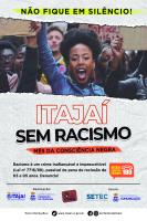 Campanha Itaja Sem Racismo ter bliz educativa na prxima quarta-feira (13)