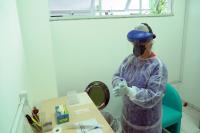 Municpio inicia testagem de profissionais de sade para coronavrus