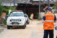 Defesa Civil de Itaja registra mais de 60 ocorrncias aps temporal