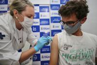 Itajaí atinge a marca de mais de 300 mil doses de vacina contra Covid-19 aplicadas