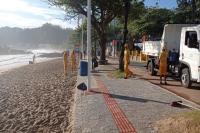Quase 900 toneladas de lixo já foram recolhidas das praias de Itajaí