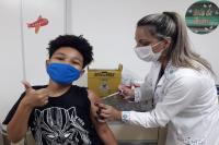 Crianças de 9 a 11 anos já podem se vacinar contra Covid-19 em Itajaí