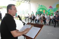 Municpio de Itaja cede dois nibus novos para transporte de alunos da Apae