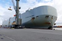 Porto de Itaja retoma operaes de transporte de veculos com a chegada do navio Florida Highway 