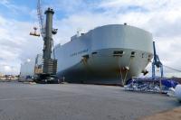 Porto de Itaja retoma operaes de transporte de veculos com a chegada do navio Florida Highway 