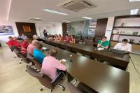 Município de Itajaí recebe representantes do Sindifoz e da Câmara de Vereadores para tratar sobre a greve dos servidores