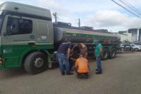 Defesa Civil de Itaja realiza terceira fiscalizao de transporte de produtos perigosos em 2022