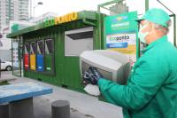 Ecoponto de Itaja recebeu mais de 250 m de lixo reciclvel em 2022