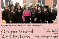 Grupo Ad Libitum  a atrao do Msica no Museu desta semana