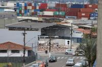 Novas demolies viabilizam continuidade do projeto de construo da Rua do Porto