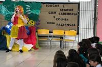 Grupo Escolar Carlos de Paula Seára realiza projeto de leitura com alunos e famílias