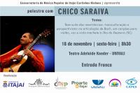 Conservatrio de Msica promove palestra com o msico e compositor Chico Saraiva