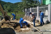 Secretaria de Obras de Itaja triplica nmero de atendimentos por conta das chuvas