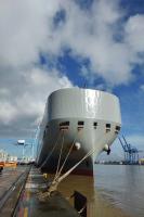 Porto de Itaja recebe nova atracao de navio com veculos importados