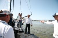 Governador visita a The Ocean Race Itaja e confirma apoio para prxima edio na cidade