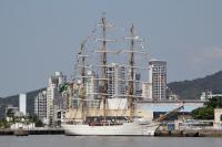 Navio veleiro Cisne Branco ter visitao gratuita em Itaja