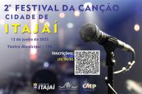 Divulgado o resultado dos finalistas do 2 Festival da Cano de Itaja
