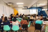 4 mil profissionais de Educao de Itaja participam de formao continuada 