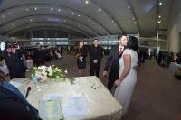Maior casamento coletivo da histria de Itaja oficializa unio de 117 casais